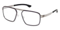ic! Berlin Rodium Shiny Graphite Aubergine Glasses