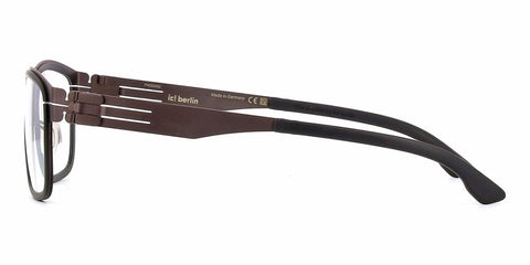 ic! berlin Scandium Teak Black Glasses