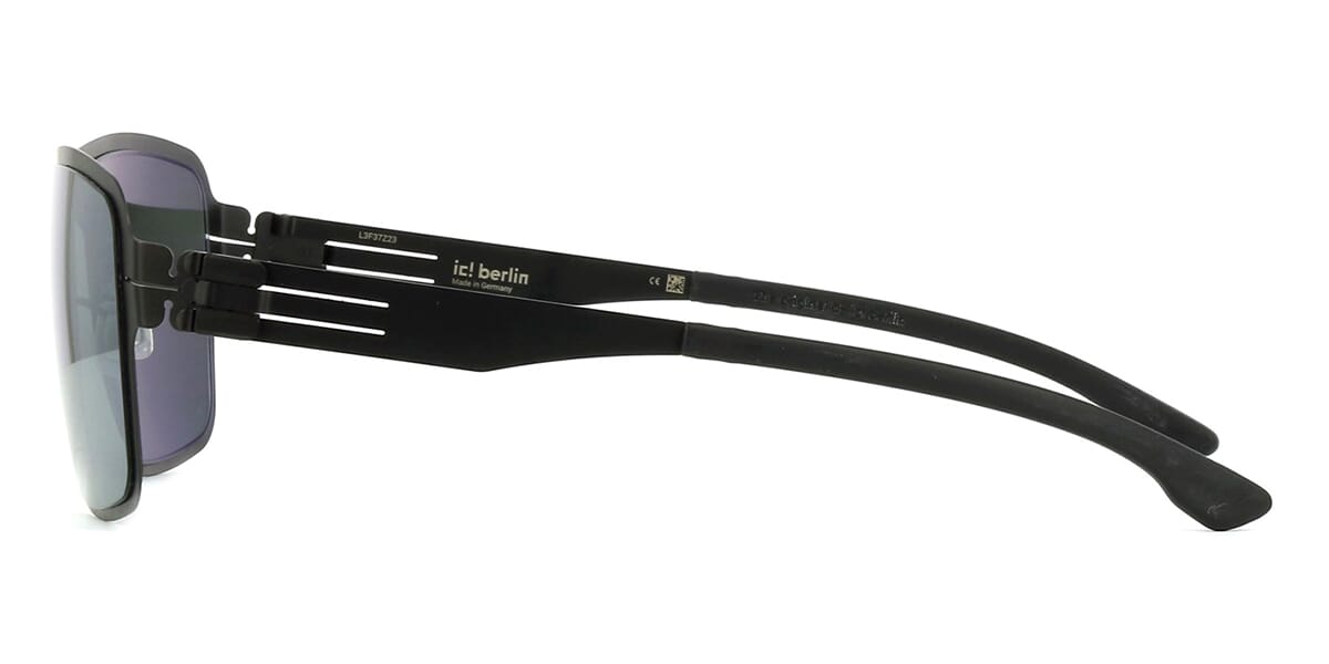 Ic! berlin Steve B. Black Polarised Sunglasses - Pretavoir