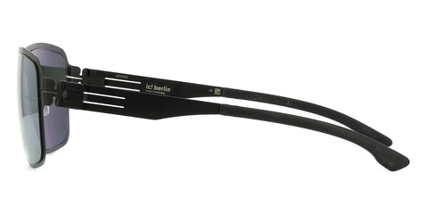 Ic! berlin Steve B. Black Polarised Sunglasses
