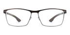 ic! berlin Stuart L Large Graphite Glasses
