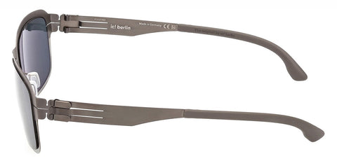 ic! Berlin Sun Jonte Graphite Pop Blasted Sunglasses
