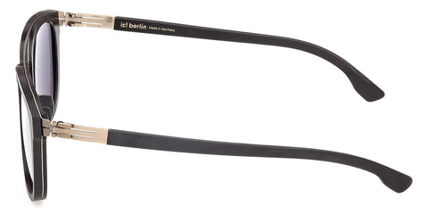 ic! Berlin Sun Julien Bronze Rough Black Sunglasses