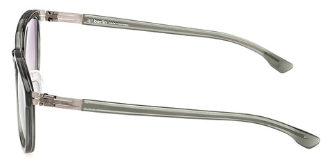 ic! Berlin Sun Julien Shiny Graphite Eucalyptus Green Sunglasses