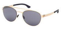 ic! Berlin Sun Loris Rose Gold and Marine Blue Sunglasses