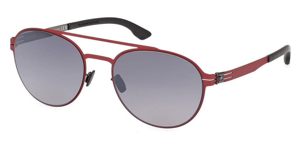 ic! Berlin Sun Loris Red 97 Gunmetal Sunglasses