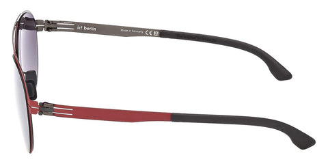 ic! Berlin Sun Loris Red 97 Gunmetal Sunglasses