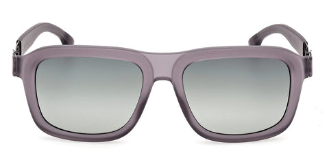 ic! Berlin Sun Rufus Matte Grey Polarised Sunglasses