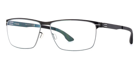 ic! berlin Sven H. Large Black Glasses