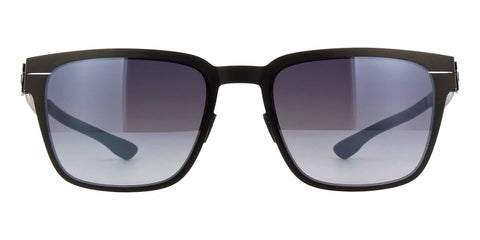 ic! berlin Tanner Black with Black to Grey Sunglasses