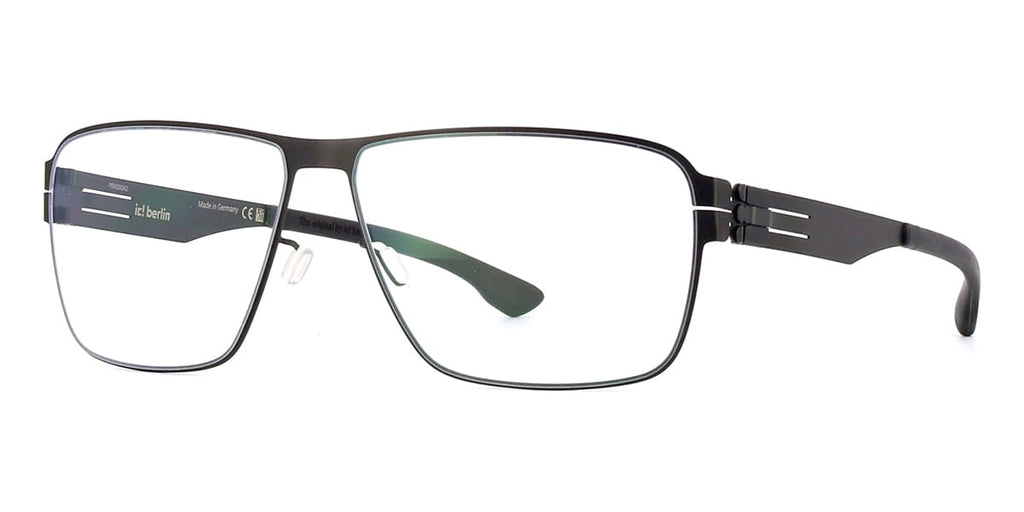 ic! berlin Thorsti S. Large Black Glasses