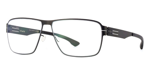 ic! berlin Thorsti S. Large Black Glasses