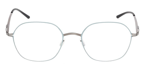 ic! Berlin Vin Shiny Graphite with Venice Green Circle Glasses