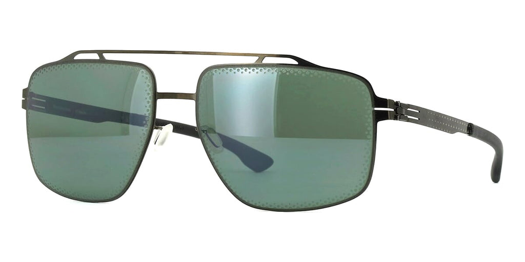 ic! berlin x Mercedes Benz MB 20 IM0004 08R Gunmetal Black Polarised Sunglasses