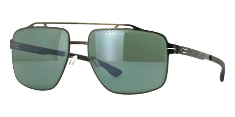 ic! berlin x Mercedes Benz MB 20 IM0004 08R Gunmetal Black Polarised Sunglasses