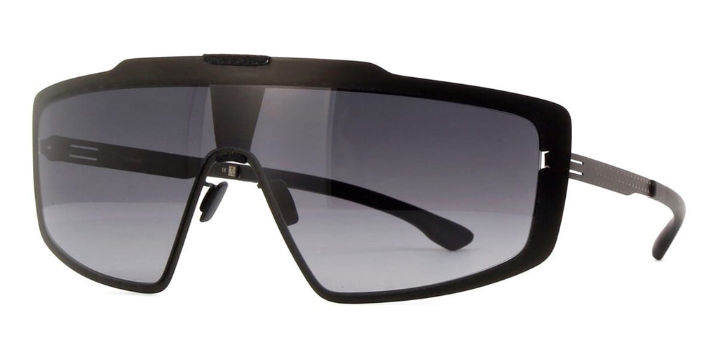 ic! berlin X Mercedes Benz MB Shield 03 Black Sunglasses