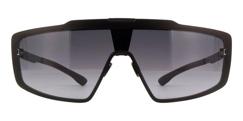 ic! berlin X Mercedes Benz MB Shield 03 Black Sunglasses