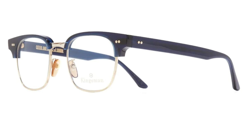 Kingsman x Cutler and Gross 0004 03 Classic Navy Blue Glasses