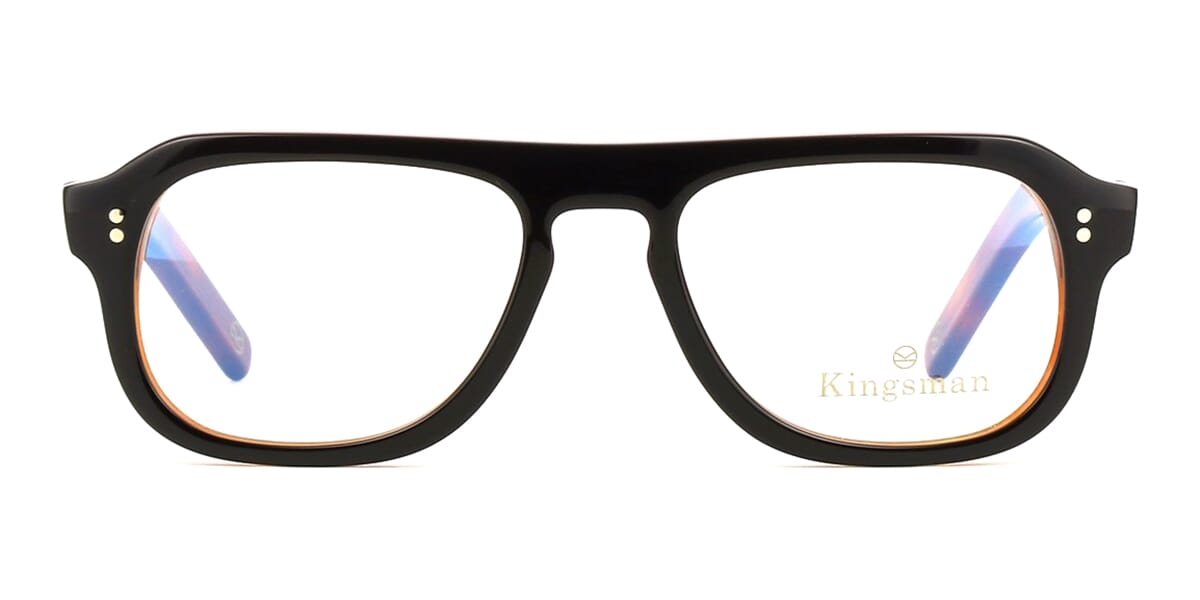 Kingsman X Cutler and Gross 0822 BDTO Black on Dark Tortoise Glasses
