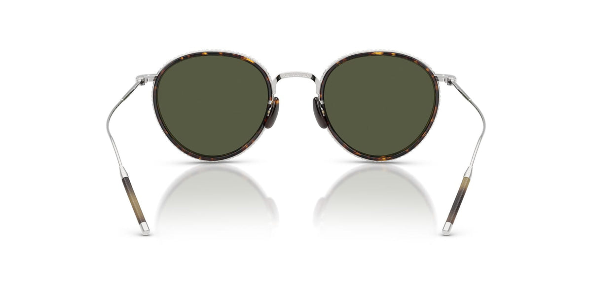 Oliver Peoples Tk-8 Sun OV1318ST 5276/52 18K White Gold Plated Sunglasses