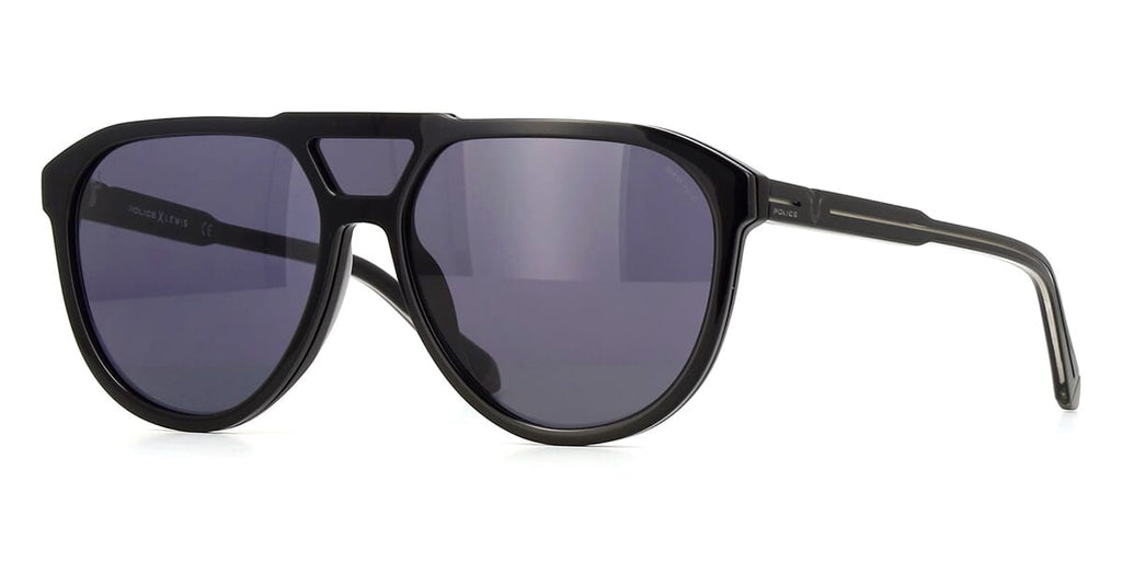 Police x Lewis Hamilton Lewis 22 SPLC50 0BLK Sunglasses