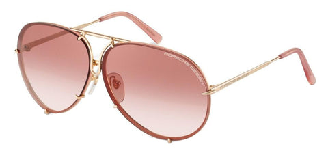 Porsche Design 8478 F Rose Gold with Coral Gradient Lenses