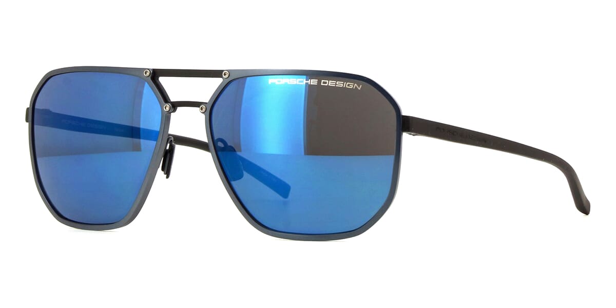 Occhiali Porsche Design P7003 Titanio, Montatura Grigio Scuro Satinato, Lenti Demo, 52mm
