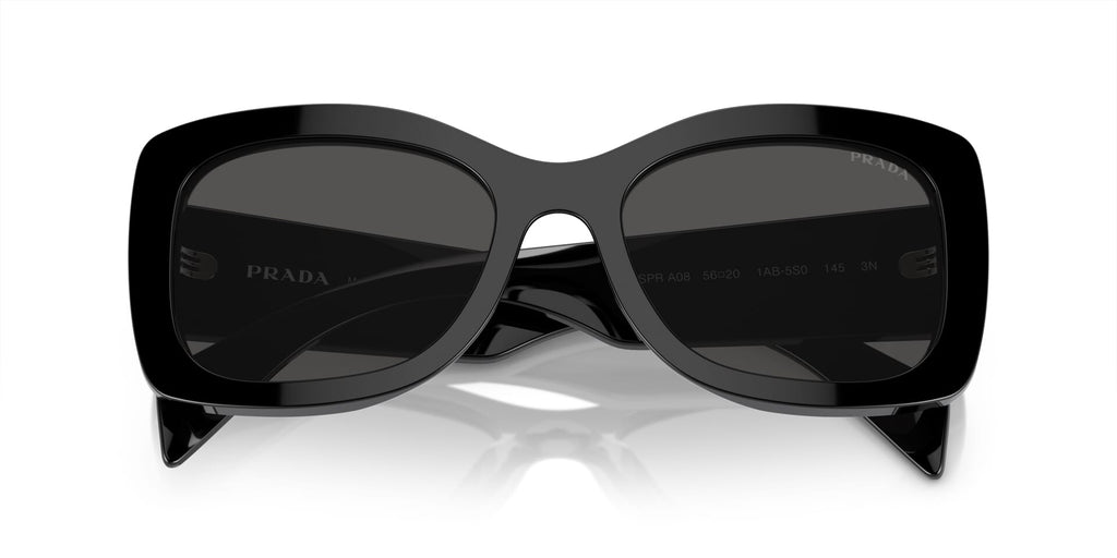 PR A08S Oversized Contrast Arm Acetate Sunglasses main image 0