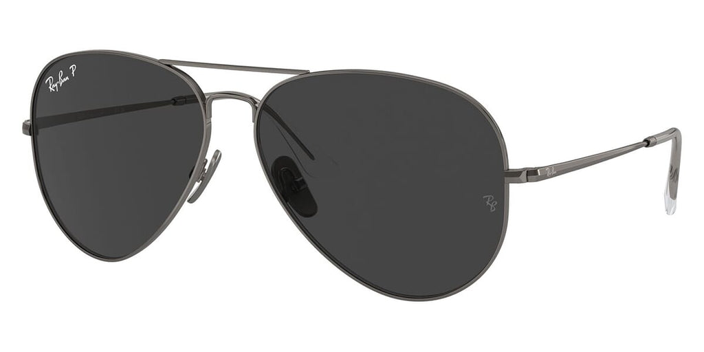 Ray-Ban Aviator Titanium RB 8089 165/48 Polarised Sunglasses