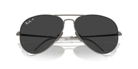 Ray-Ban Aviator Titanium RB 8089 165/48 Polarised Sunglasses