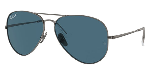 Ray-Ban Aviator Titanium RB 8089 165/S2 Polarised Sunglasses