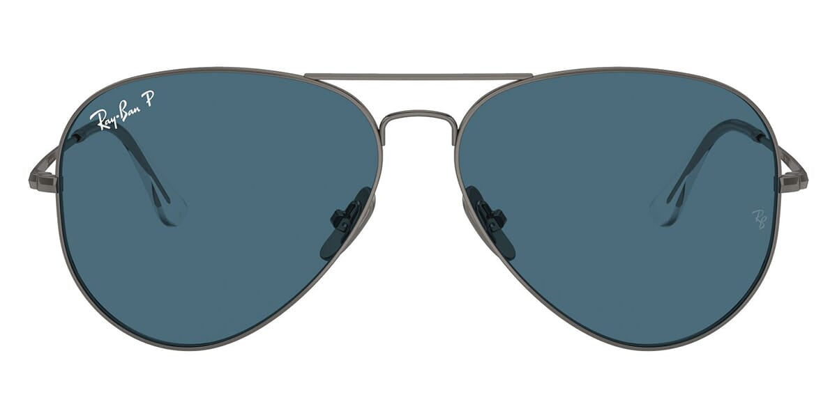 Ray-Ban Aviator Titanium RB 8089 165/S2 Polarised Sunglasses