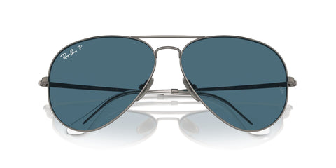 Ray-Ban Aviator Titanium RB 8089 165/S2 Polarised Sunglasses