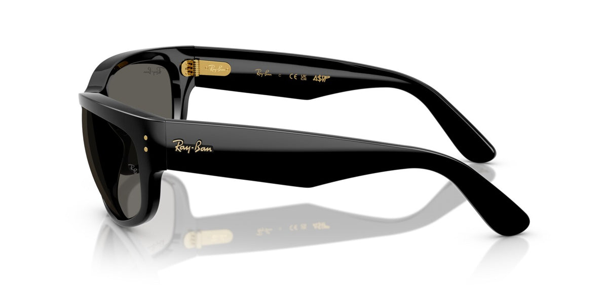 ASAP Rocky Blacked Out Collection Ray-Ban Mega Balorama RB 2289 6826/J5 - As Seen On Lily Chee