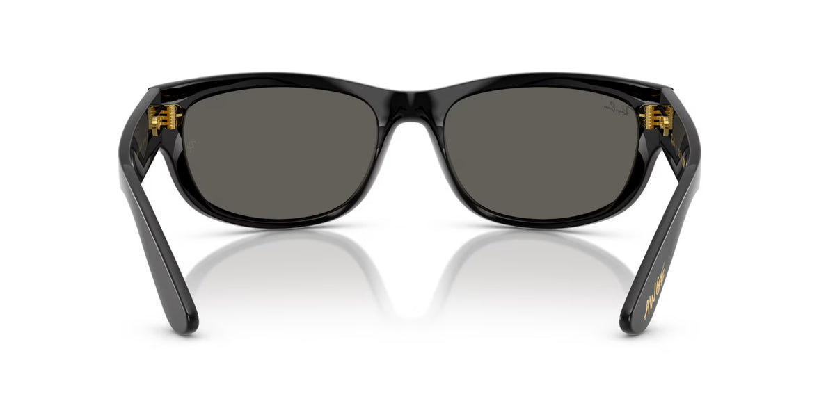 ASAP Rocky Blacked Out Collection Ray-Ban Mega Balorama RB 2289 6826/J5 - As Seen On Lily Chee