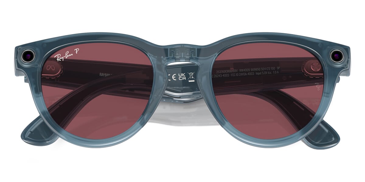 Ray-Ban Meta Headliner RW4009 6698/5Q Polarised Smart Glasses Sunglasses