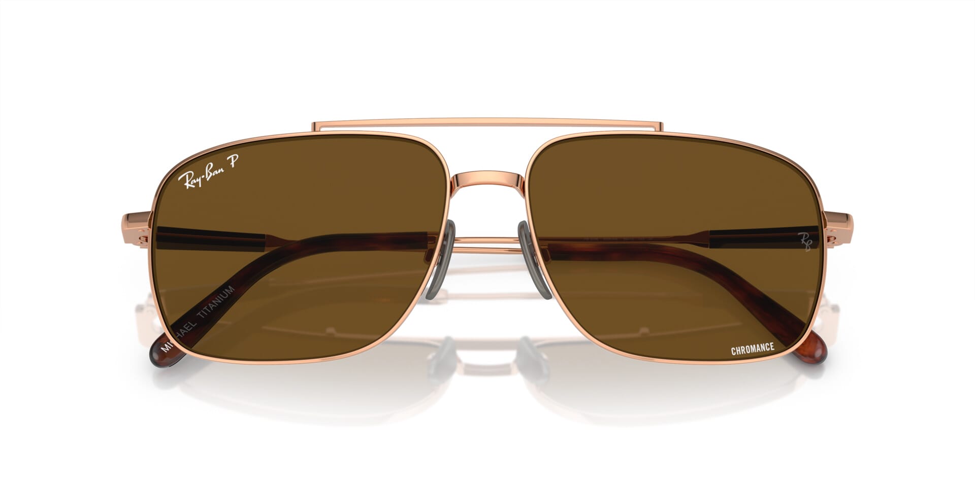 Ray ban aviator hot sale brown 4413 price