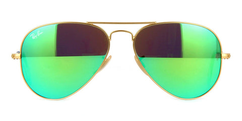 Ray-Ban Aviator 3025 112/19 Green Flash Mirror - As Seen On Khloe Kardashian