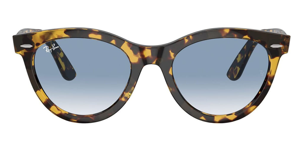 Ray-Ban RB2241F 1334/51 Wayfarer Way Pink Havana Sunglasses 54mm WAYFARER WAY Sunglasses in Pink Havana and Clear & Brown  main image 3