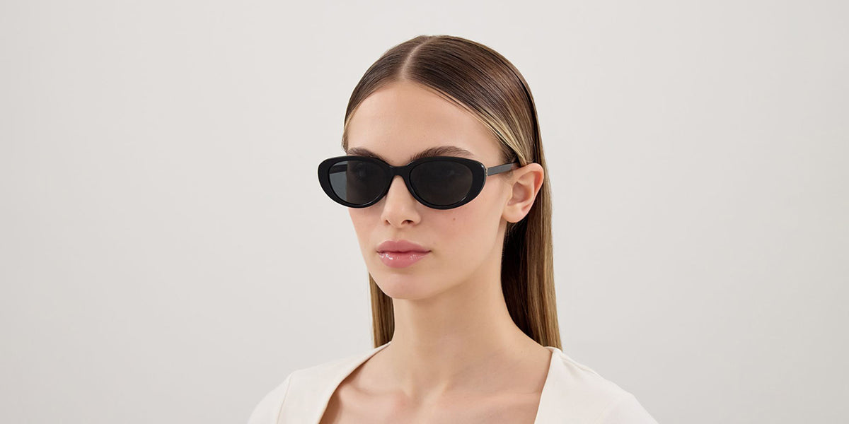 Saint Laurent Sun SL M154 001 - As Seen On Teyana Taylor & Zoe Kravitz