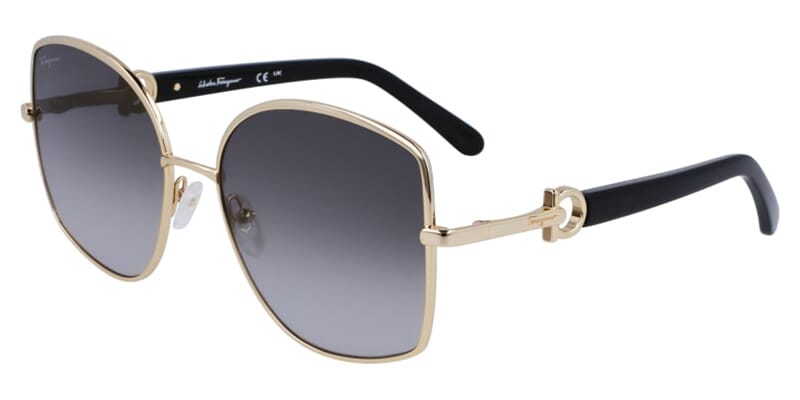 Ferragamo top aviator sunglasses