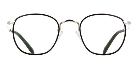 Savile Row 18kt Quadra Palladium Black Glasses