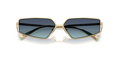 Tiffany & Co TF3113KB 6223/9S Gold Plated Sunglasses