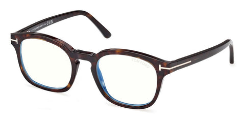 Tom Ford TF5532-B 01D Blue Control with Magnetic Clip On Glasses