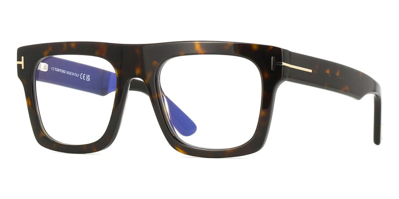 Tom Ford TF6068-B 052 Blue Control with Magnetic Clip On Glasses