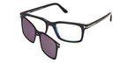 Tom Ford TF6175-B 001 with Magnetic Clip On Glasses