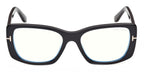 Tom Ford TF6176-B 001 with Magnetic Clip On Glasses