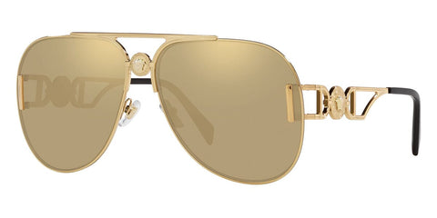 Versace 2255 1002/03 Gold Plated Lens Sunglasses