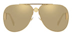 Versace 2255 1002/03 Gold Plated Lens Sunglasses