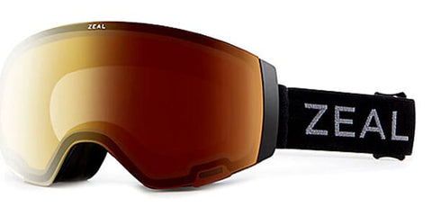 Zeal Ski Mask Portal Dark Night Gold 11323 Photochromic Polarised with interchangable low light lens Goggle